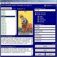 MB Free Tarot Learn And Share Software screenshot